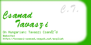 csanad tavaszi business card
